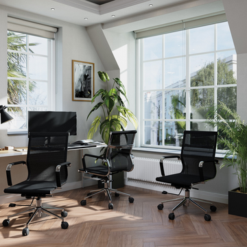 Aura Contemporary Medium Back Mesh Executive Office Chair